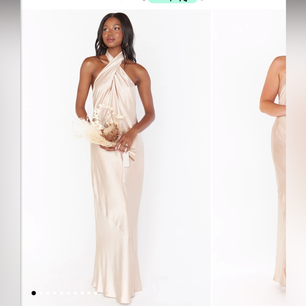 Jasmine Halter Maxi dress